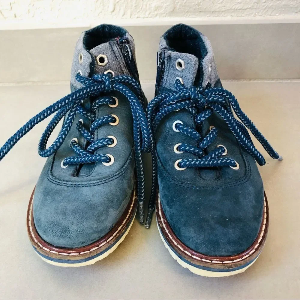 Zara Boys Suede Hiking Boots